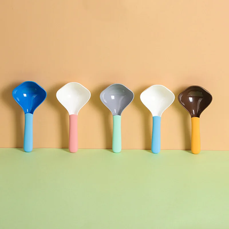 

1 Pcs Pet Feeding Shovel Cat Food Scoop Large Capacity Thickening Cat Dog Plastic Dogs Feeder