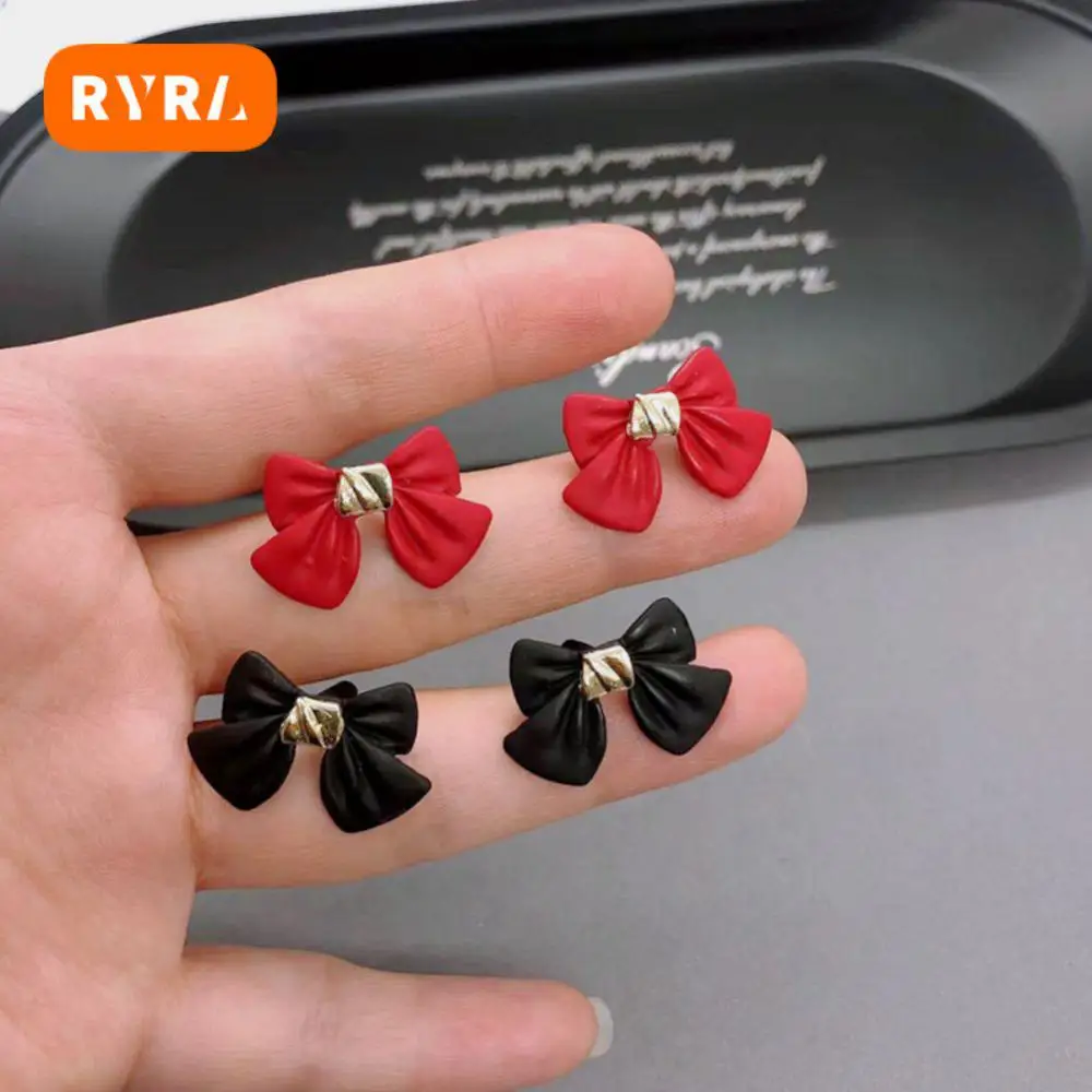 

Ear Pendants Ornament Girl Gifts Wear Light And No Burden Bow Tie Earrings New Arrivals Korean Style Earring Jewelry Earrings