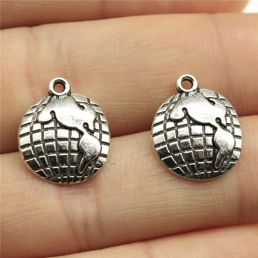 

10 шт., подвески в виде глобуса