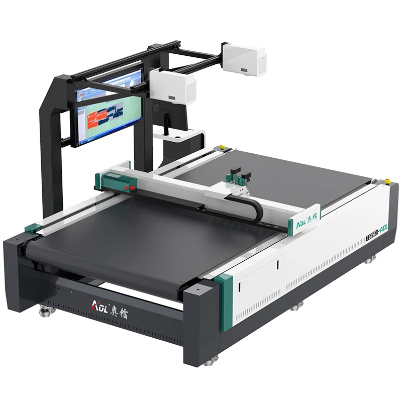 

AOL oscillating knife car mat seat cover and cushion cutting machinery