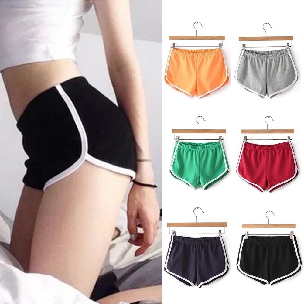 

2022 New Sport Shorts Women cycling shorts Elasticated Seamless Fitness Leggings Elastic Waist Push Up Gym Training Casual Short