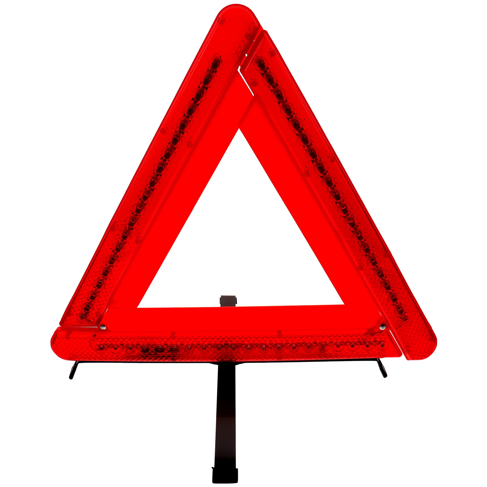 

Triangle Warning Light Emergency Stands Sign LED Road Safety Foldable Abs Signs