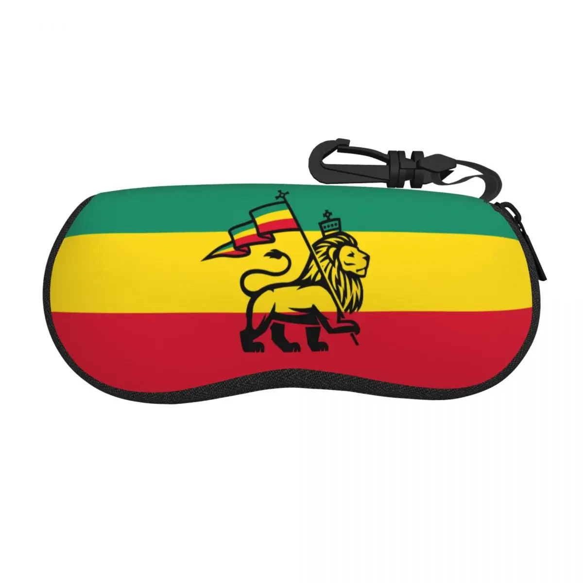 Изготовленный на заказ футляр для очков с флагом Ямайки Раста Джуда Лев