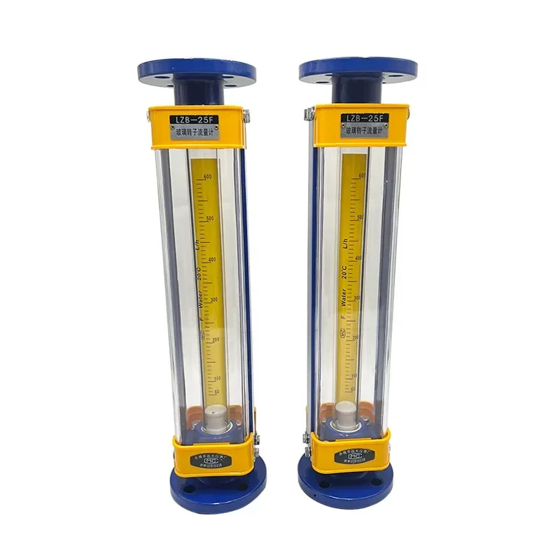 Стеклянный роторный расходомер gas liquid LZB-15F 25F 40/50 80 с защитой от коррозии PTFE