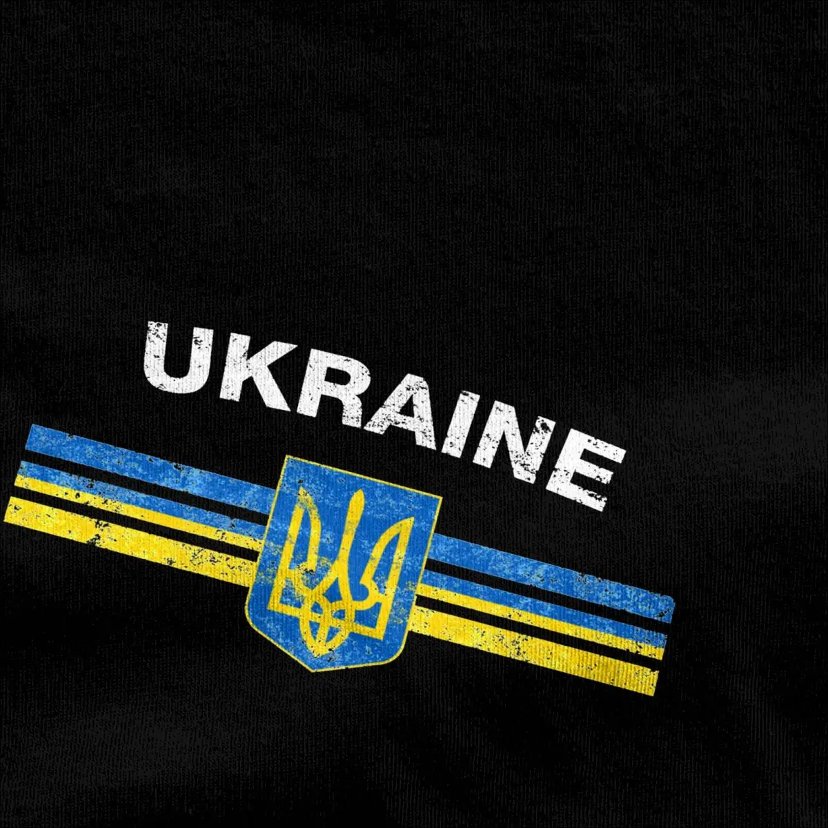 Футболка мужская с эмблемой Украины 100% хлопок круглым вырезом и коротким рукавом