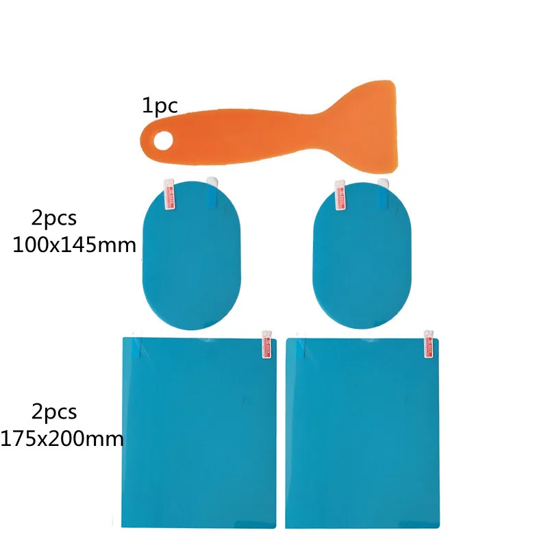 

2/4/8 шт. автомобильное боковое зеркало заднего вида, водонепроницаемая противотуманная пленка, стеклянная пленка для бокового окна, может защитить вашу зрение, вождение на дождливых дней