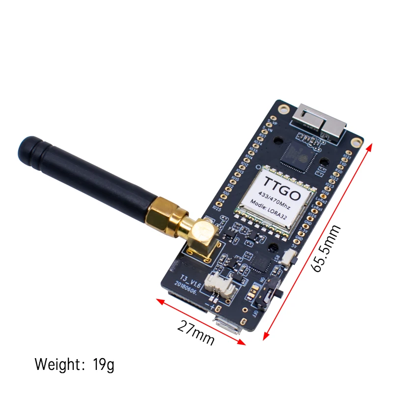TTGO ESP32-Paxcounter LoRa32 V2.1 1 6 версия 433/868/915 МГц LoRa ESP-32 OLED 0 96-дюймовая SD-карта Bluetooth WIFI