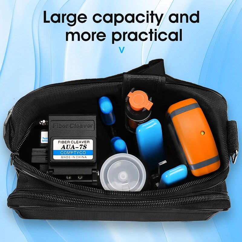 Optical Fiber Cold Splicing Kit Set Cutting Knife Nomiller pliersAUA-M5 Mini 3 in 1 Optical Power Meter Red Light Pen