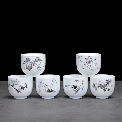 

Набор керамических чайных чашек NLSLASI 6 шт., 80 мл