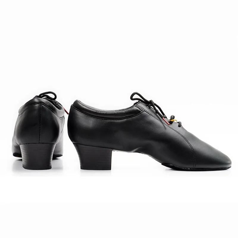 BD-zapatos de baile latino para hombre, calzado de piel 419 auténtica con suela dividida, para baile de salón, Samba, Chacha, Rumba, Jive
