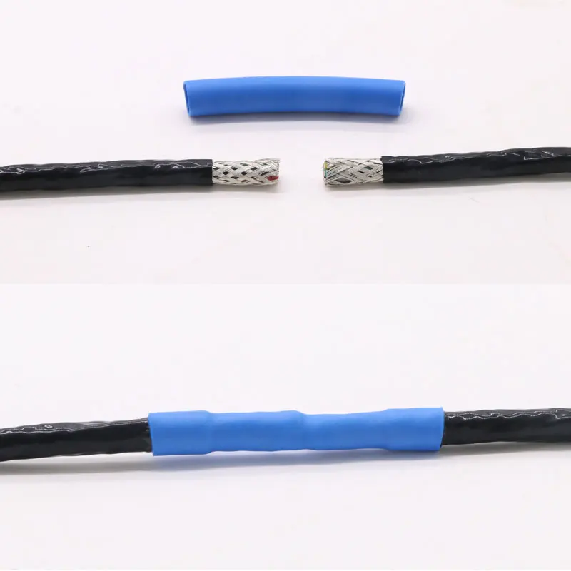 Термоусадочная трубка с двойными стенками диаметр 1 6/2 4/3 2/4 8/6 4/7 9/9 5/12 7/15 4/30/39/50 мм