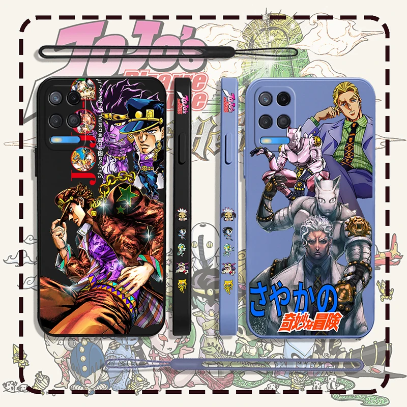 

JoJo's Bizarre Adventure Phone Case For OPPO A54 A74 A57 A96 A95 A94 A76 A72 A36 A95 A5 A15 A15S A16 A16K A9 A5 Reno 8 7 6 5 F9