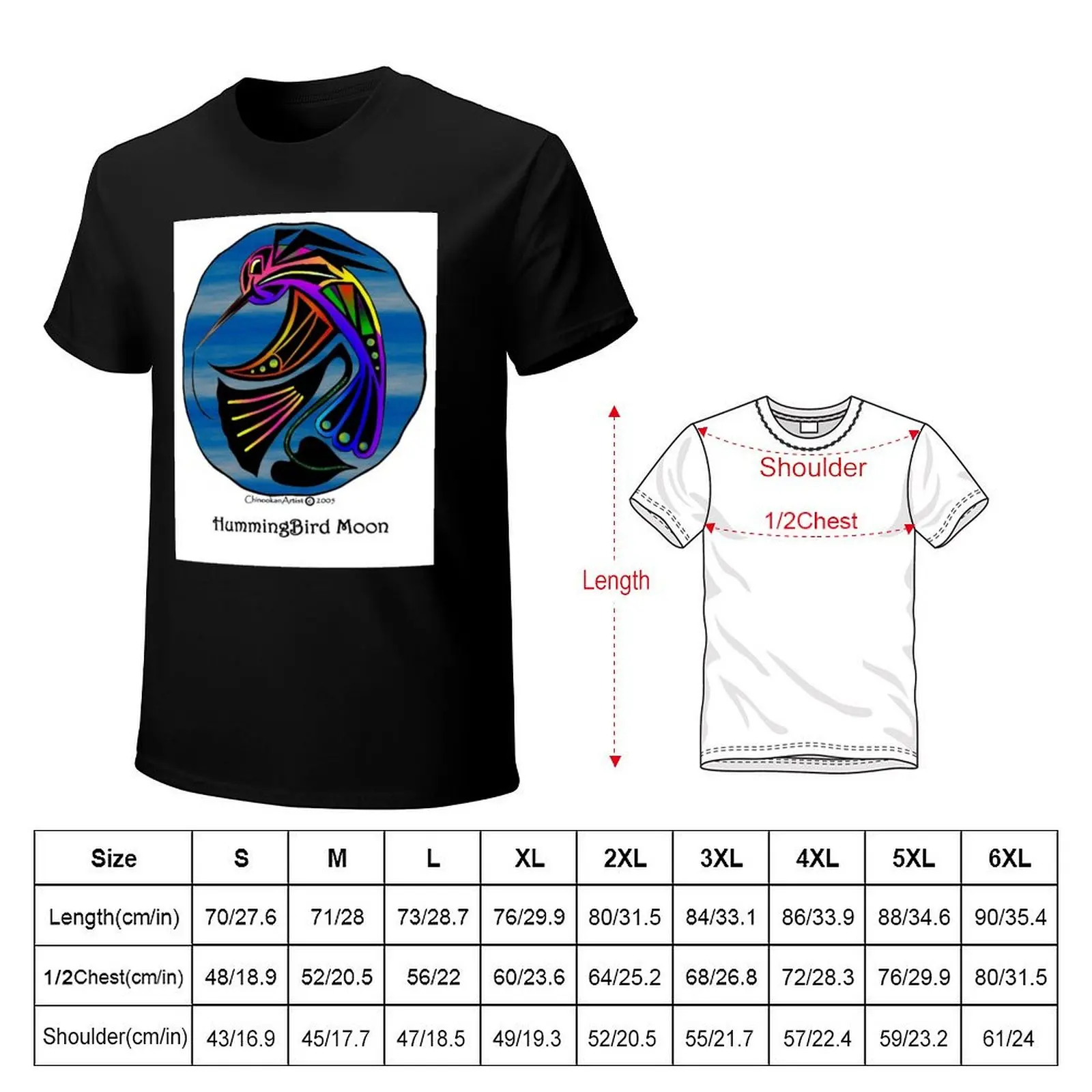 Футболка HummingBird Moon 2005 (заложенное стекло)