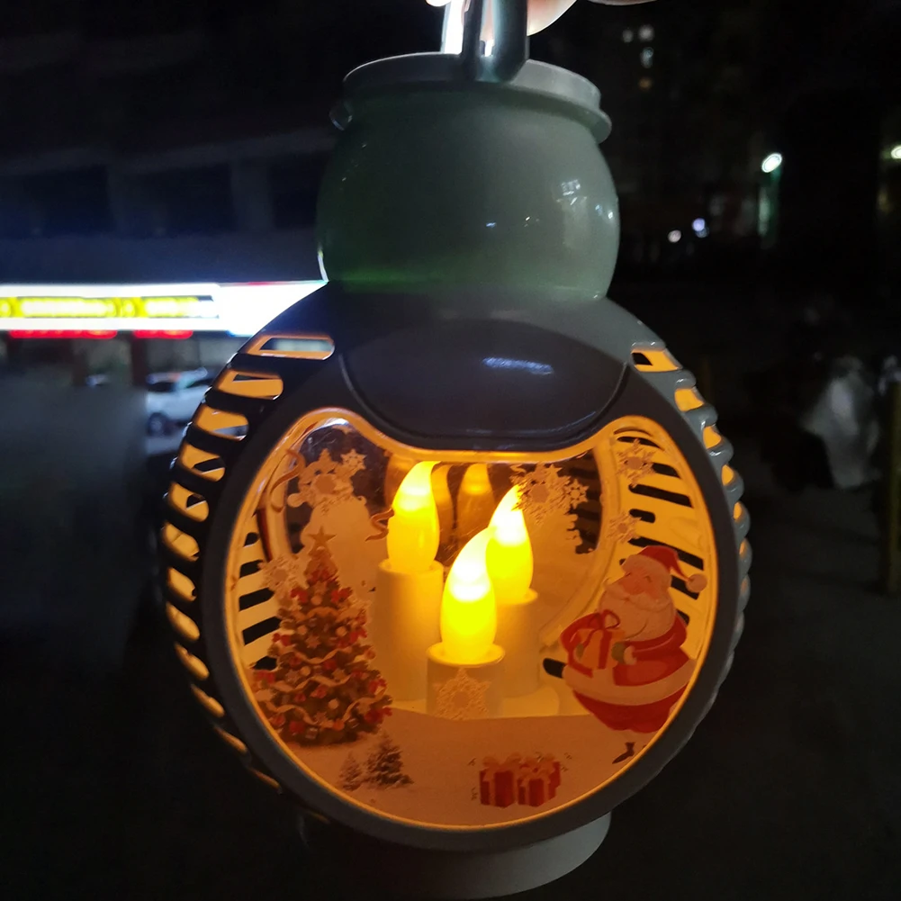 

Creative Christmas Lantern Lamps Lighting USB Interface Portable Christmas Lantern Easy Use Lightweight for New Year Party Decor