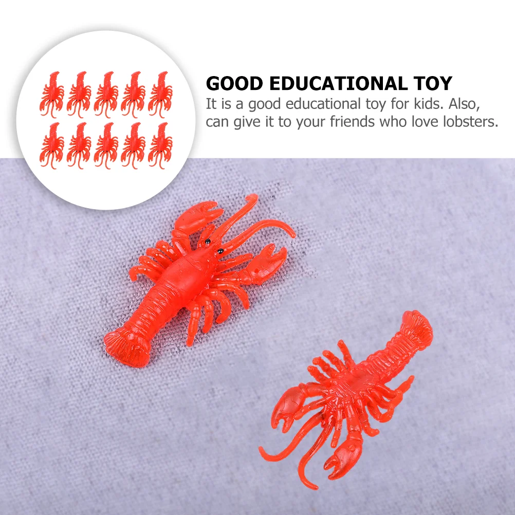 Износостойкие поддельные игрушки-крабы с имитацией раков и омара для детей