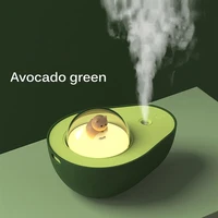 mini air humidifier increase air humidity quiet avocado shape air purifier with night light portable mist sprayer for home car