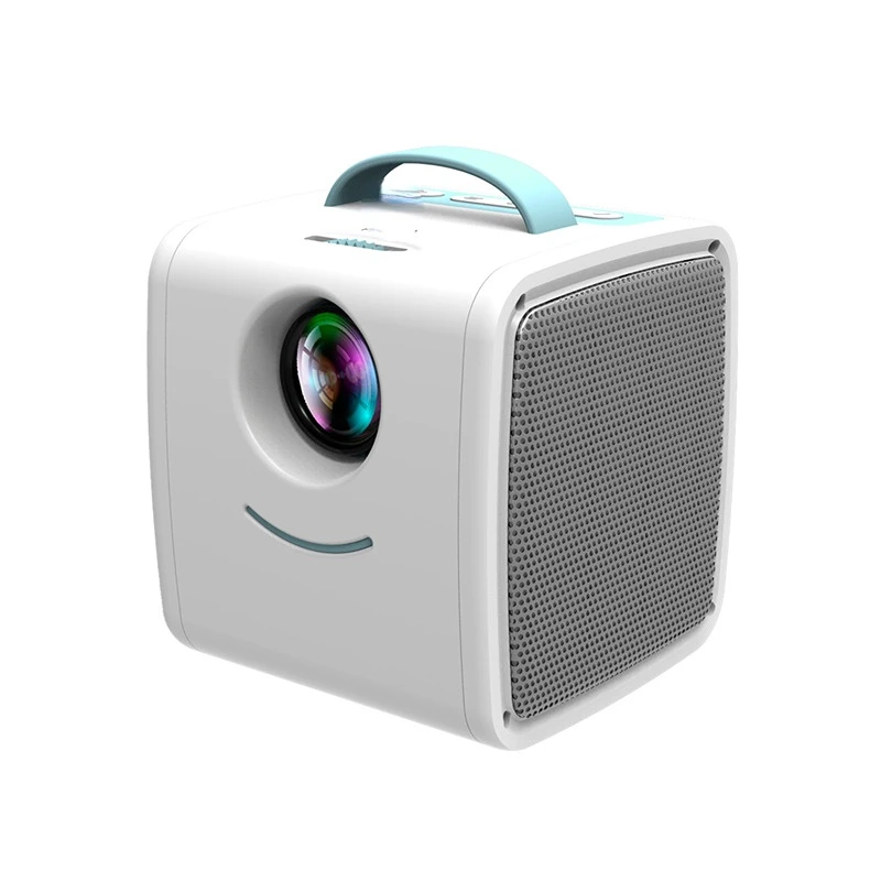 

Q2 Mini LCD Projector Rounded Appearance Children's Toy Portable Projector 1080p Children Education Home Good Cooling Projector