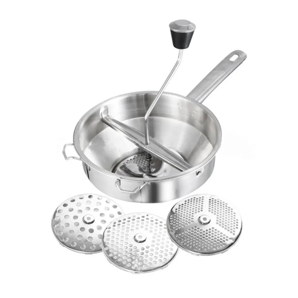 

Potato Masher Vegetable Ricer Pressing Tool Household Accessories Multipurpose Metal Grinder Simple Operation Long-lasting