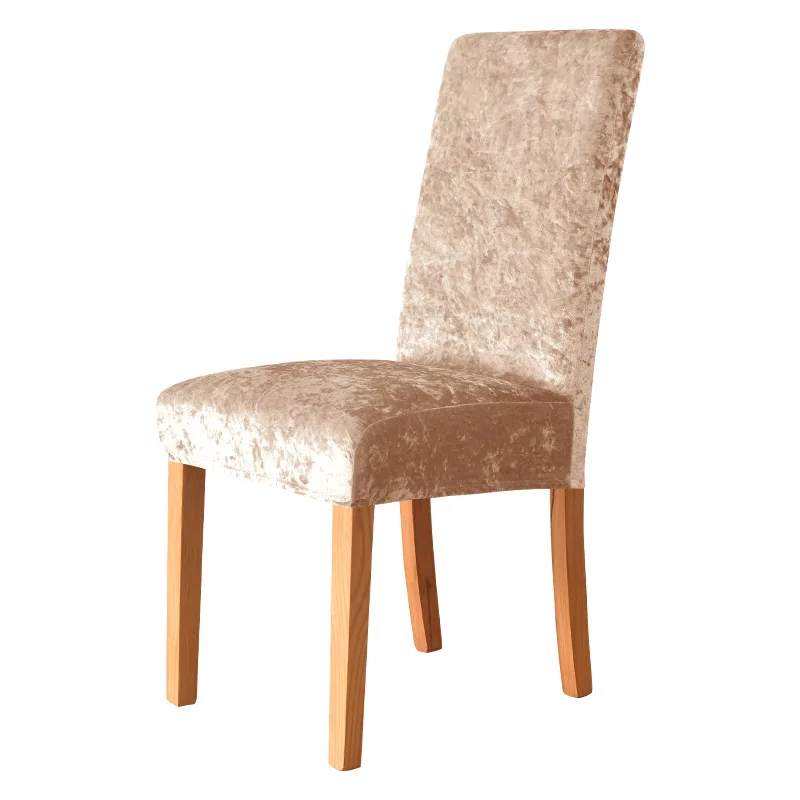 1 шт. бархатные блестящие тканевые чехлы на стулья универсальный размер