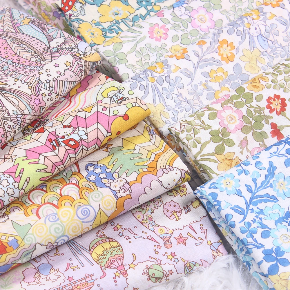 Мультяшный Hello Kitty Melody 100% хлопчатобумажная ткань медицинский полезный материал