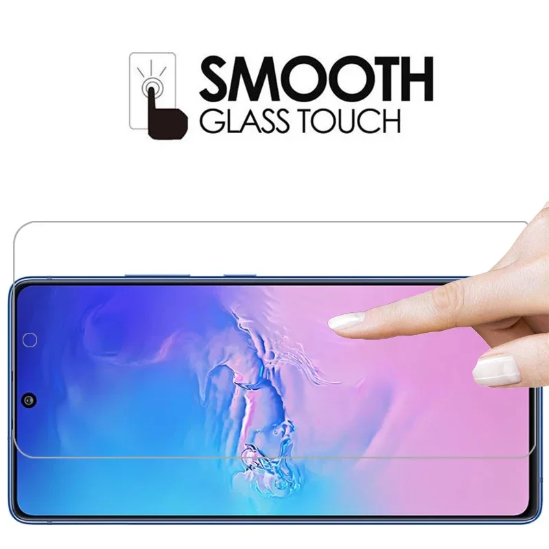 Чехол для samsung s10 lite защитная пленка экрана закаленное стекло galaxy s10lite s 10 10s легкий