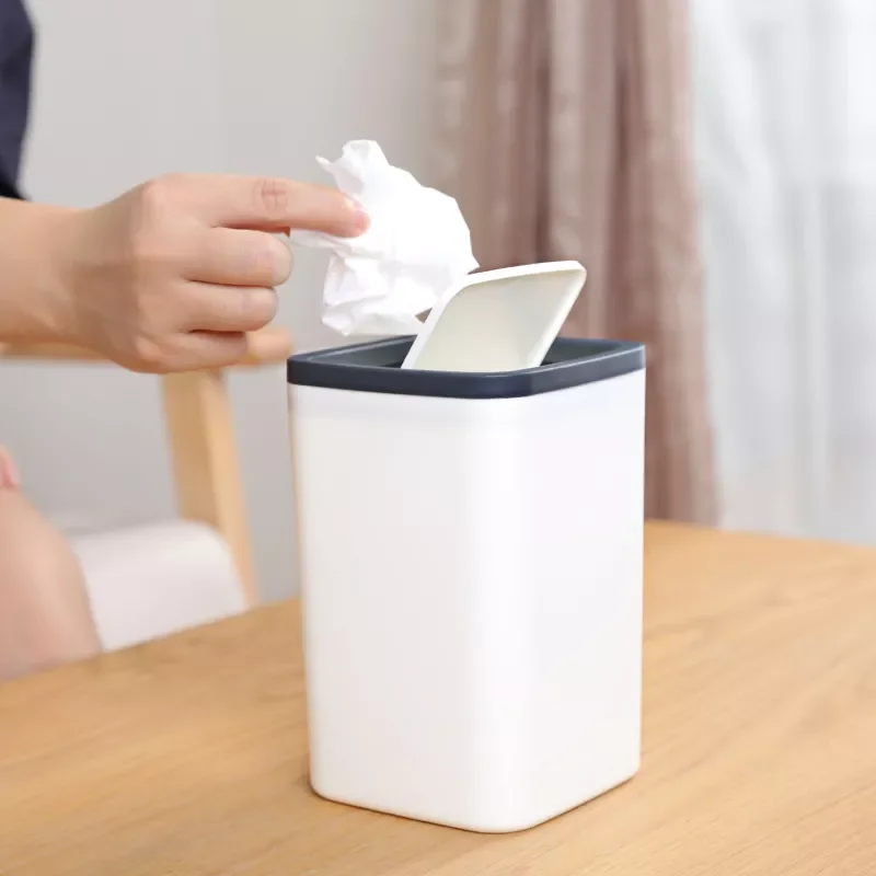 

2022 Waste Bin Small Trash can Mini Desktop ashcan litter Trash little Tabletop Trashbox for desk Car trash bin