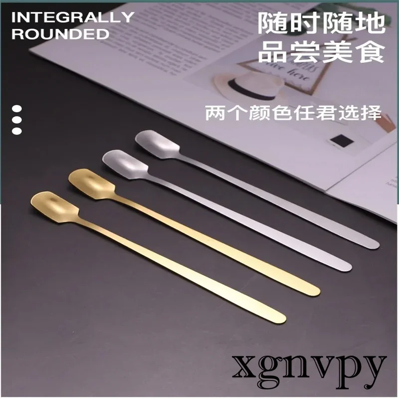 Креативная ложка xgnvpy из нержавеющей стали блендер для мороженого кофе десертов