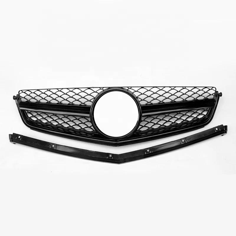 

car Grill for Mercedes front grill for Benz C- Class W204 Silver grille for C- Class W204 c63 2007 2008 2009 2010