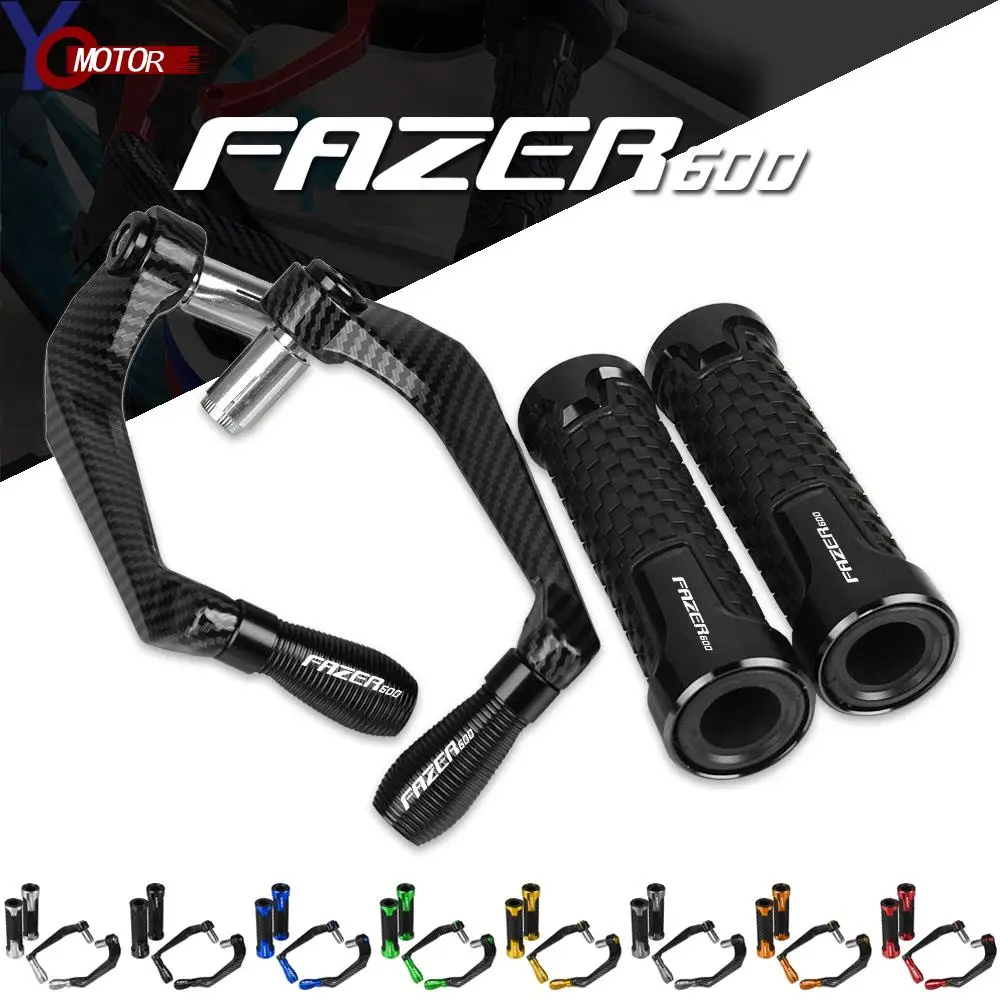 

Motorcycle Handlebar Grips Handle Bar and Brake Clutch Lever Guard Protection For YAMAHA FAZER600 FAZER 600 FZ6S FZ6N 1998-2003
