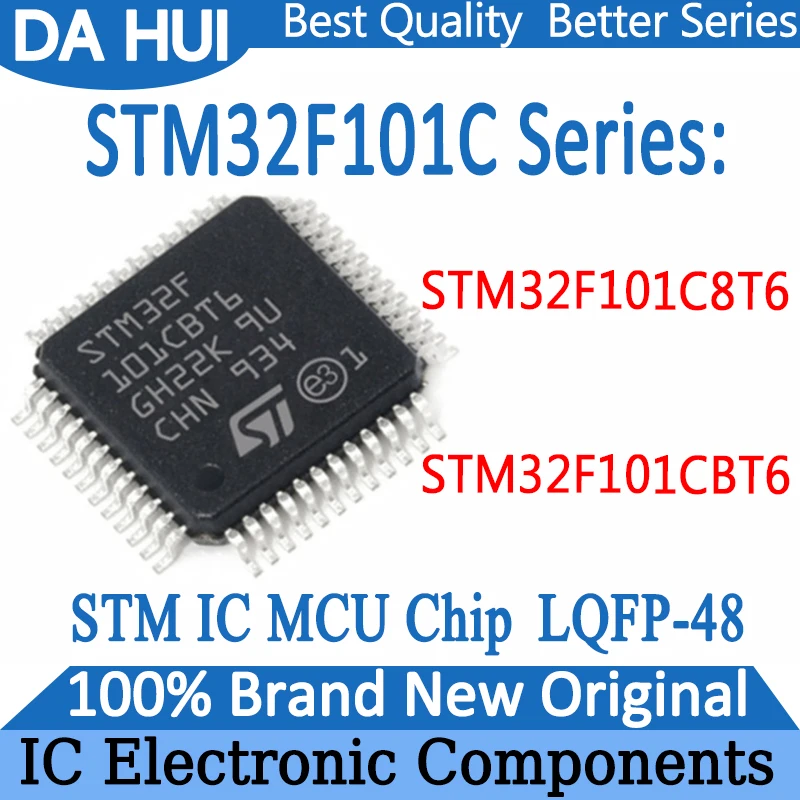 

STM32F101C8T6 STM32F101CBT6 STM32F101C8 STM32F101CB STM32F101 STM32F STM32 STM IC MCU Chip LQFP-48 in Stock 100% New Origin