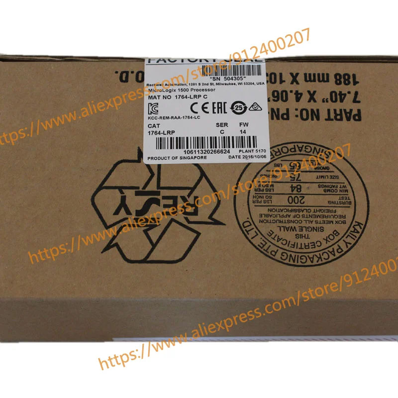 

Продаем только новые оригинальные 1764-LRP