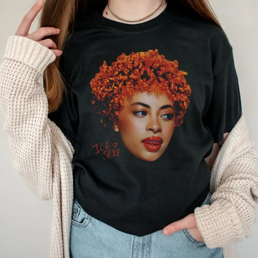 Винтажная футболка с принтом льда специй рэп хип-хоп Merch Munch