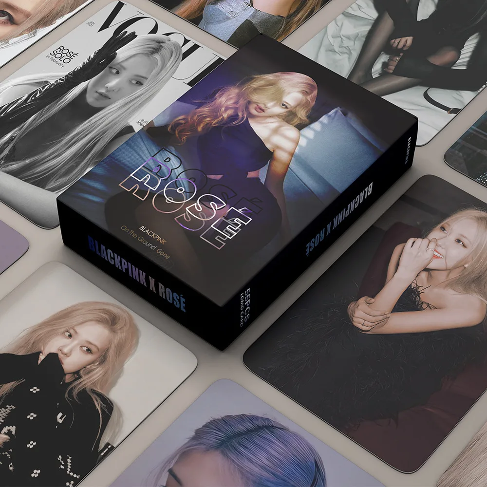 55 шт./компл. Kpop ROSE новый альбом APT ломо-карта открытка фотопринт карты изображение