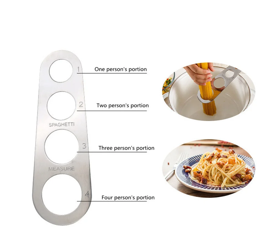 Линейка-лапша из нержавеющей стали с 4 отверстиями |