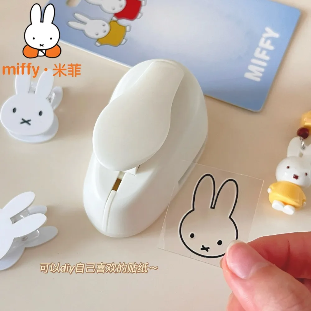 Милый дырокол Miffy с крупным узором в виде кролика, инструмент для тиснения, аксессуар для рукоделия, креативная машина для печати для дневников и скрапбукинга (art.: 3920da2142aea) - 3920da2142aea