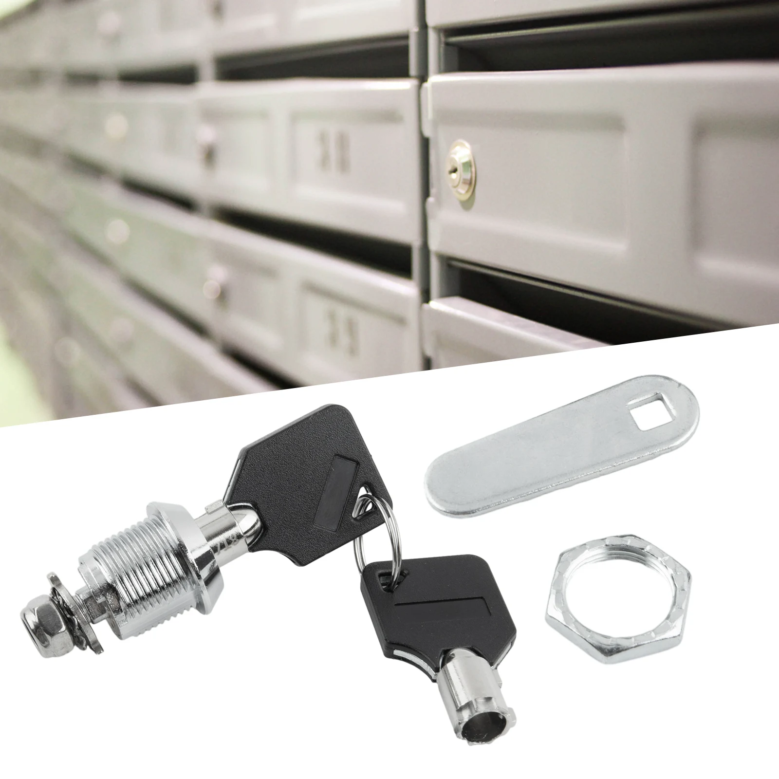 

Closing Lever Mailbox Lock High Quality Metal Alloy With 2 Key Cylinder Cabinet Locker Box Locker Cabinet Mail
