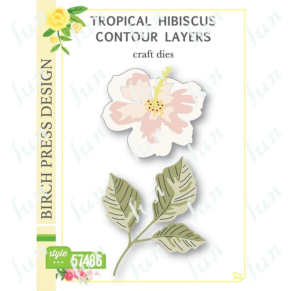 

Горячая Распродажа, новые металлические штампы с гибискусом для контуринга, «сделай сам», скрапбукинг, поздравительные открытки, вырезанны...