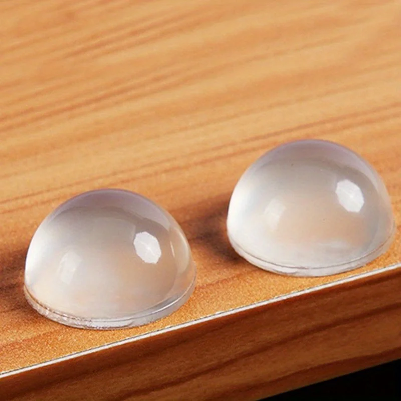 Прозрачные силиконовые гранулы 100 шт. 8 мм x 2 наклейка на дверную ручку прозрачный