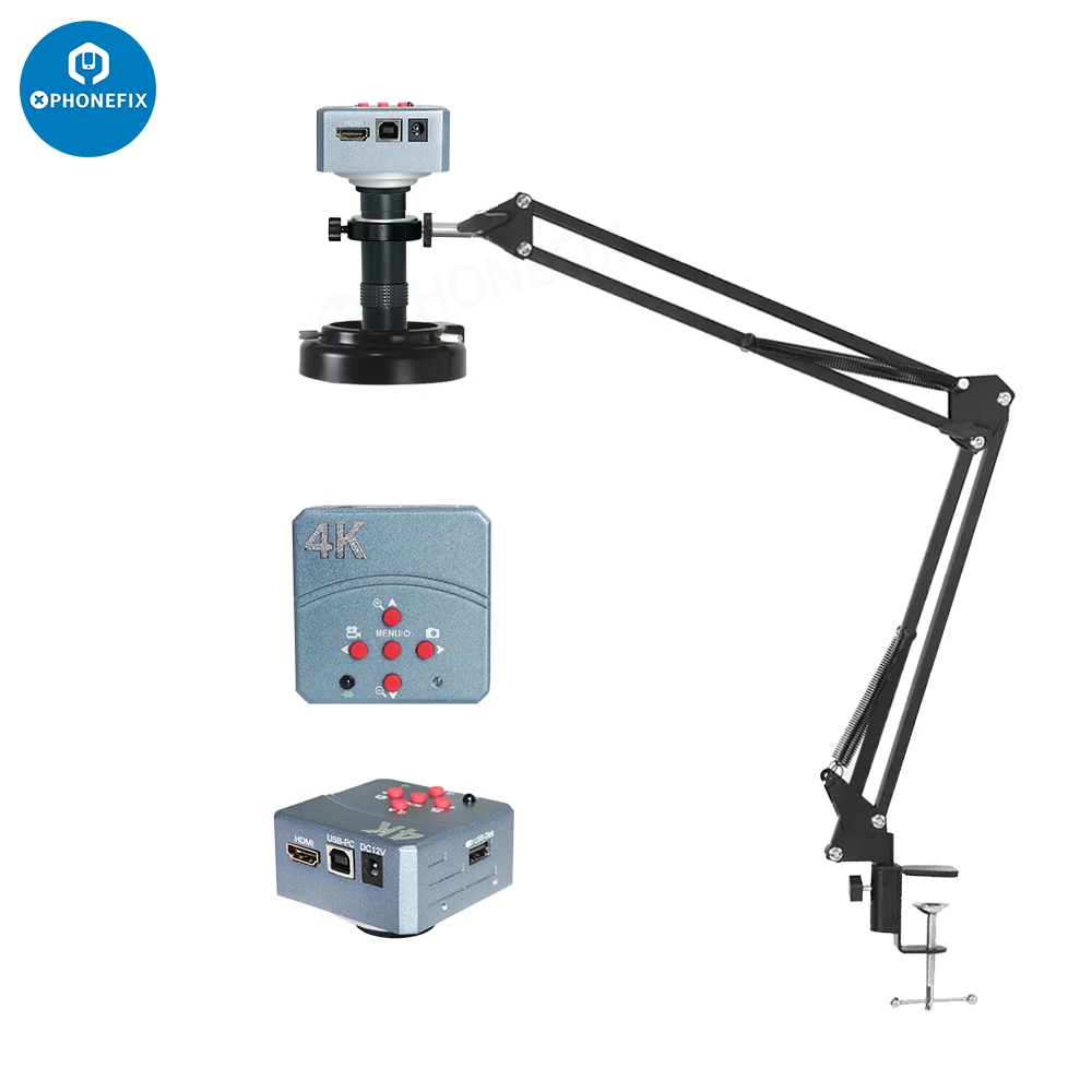 

Цифровой микроскоп 4K, 1080P, HDMI, USB, 130-кратный зум