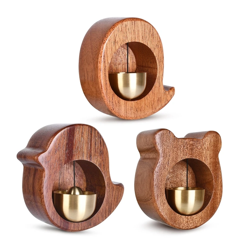 

Wood Shopkeepers Bell Door Opening Doorbell Wind Chime Ornament for Home Kitchen Office Refrigerator Entrance Door