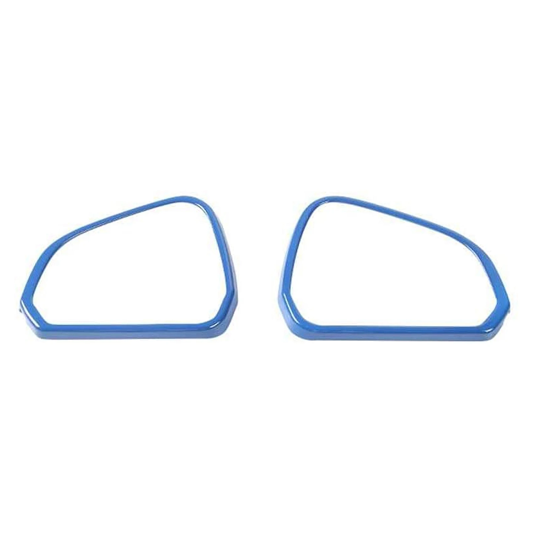 

Синие Чехлы для зеркал заднего вида, Декоративные Чехлы для автомобильных внешних боковых зеркал заднего вида, наклейки для Ford Mustang 2015 +