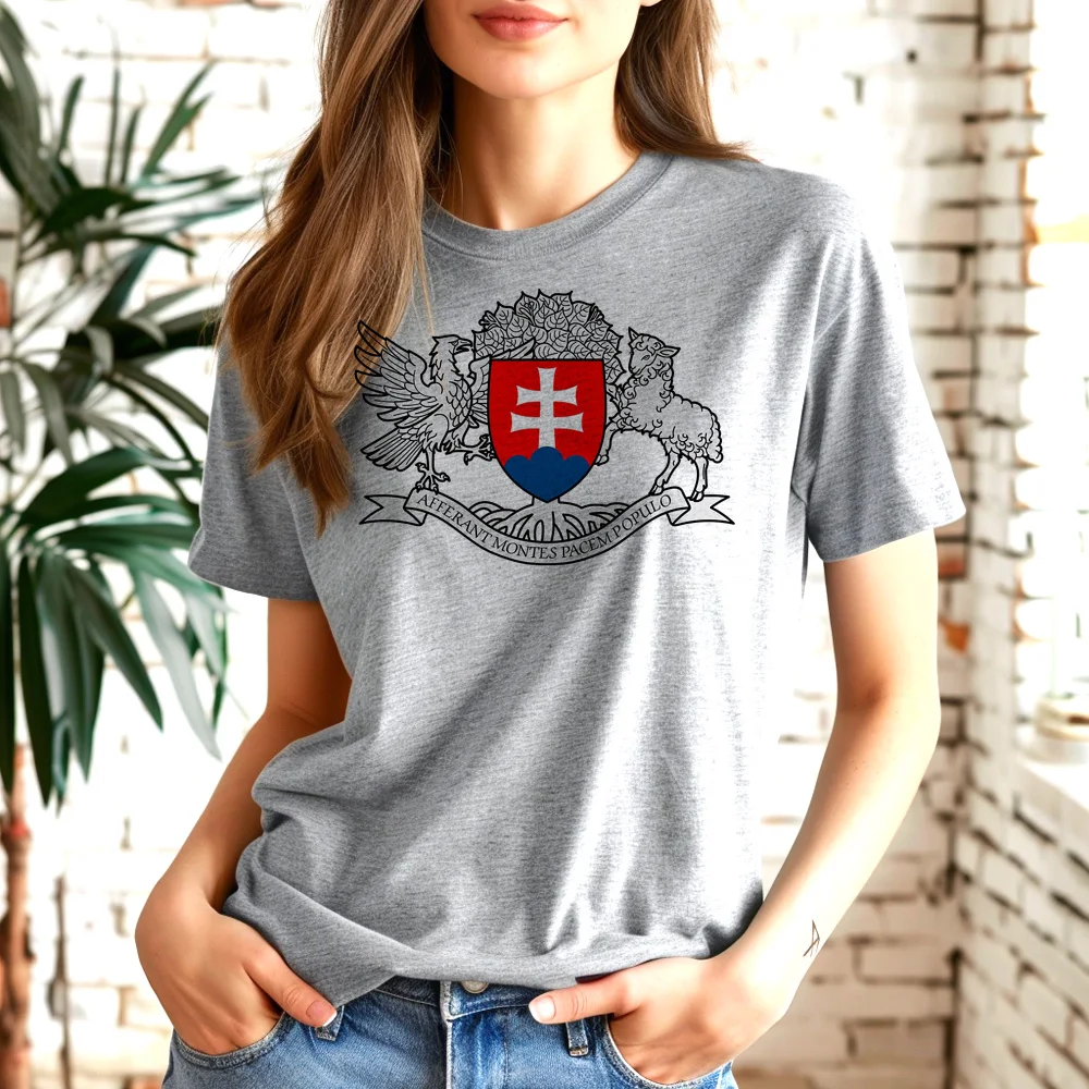 Словакийская футболка женская с рисунком из аниме одежда графическим