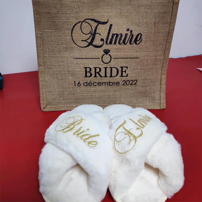 Personazied Bidal Gift Set Woman Satin Robe Bride Bridesmaid Wedding Nightdress Bathrobe