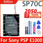 Аккумулятор KiKiss 4-2050-285-01 SP70C на 985 мА  ч для Sony PSP E1000, PSP E1002, PSP E1004, PSP E1008, беспроводная гарнитура Pulse 7,1