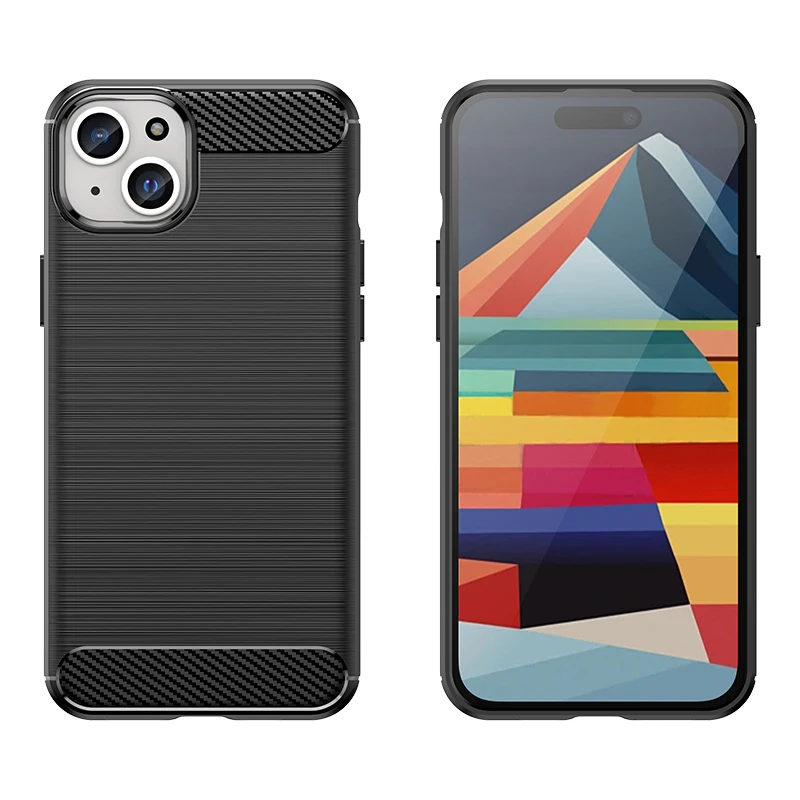For iPhone 15 Plus Case For iPhone 15 Plus Cover Shell Funda Coque Soft Silicone Protective Phone Case For iPhone 15 Plus