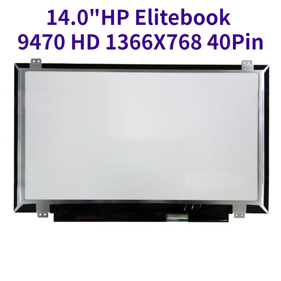 

Матрица ЖК-экрана ноутбука B140XTN02.5, светодиодный дисплей 14,0 дюйма для HP Elitebook 9470 m HD 1366X768, 40Pin, замена