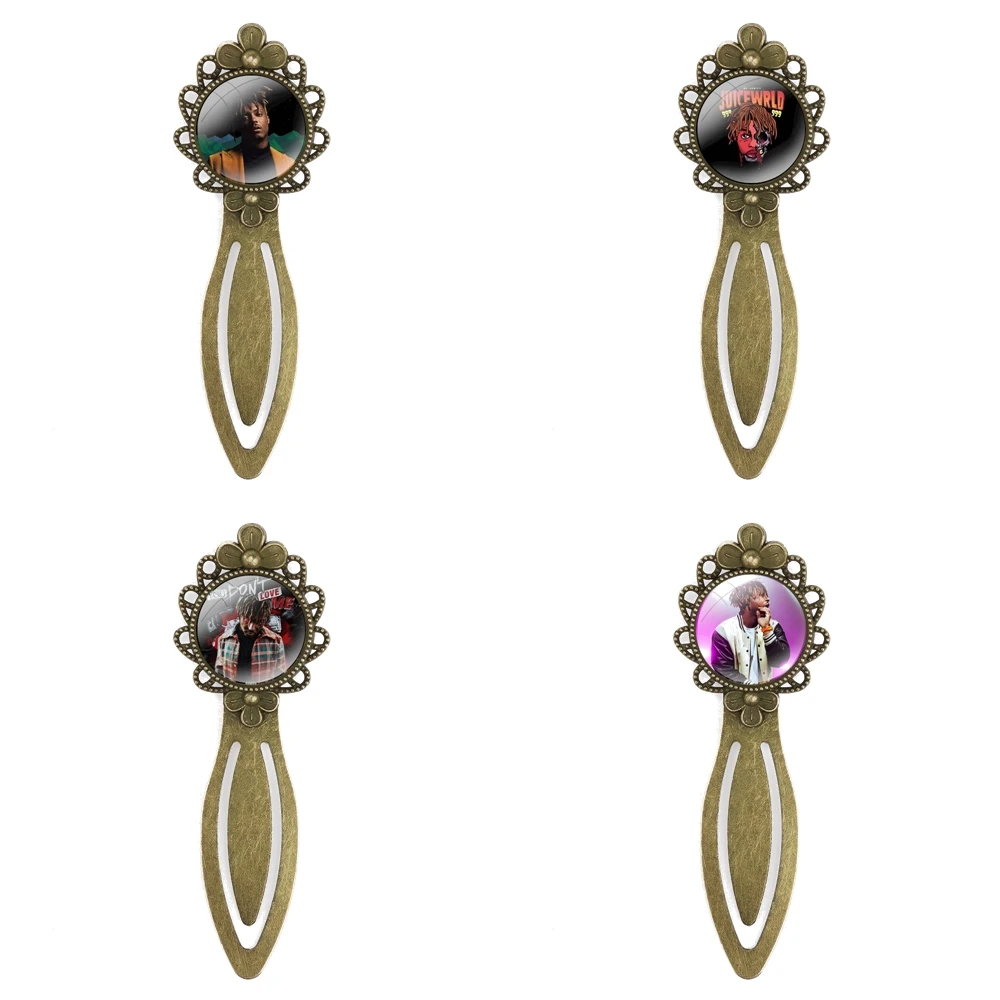 

Fashion Creative Cartoon Design Creative Metal Bookmarks Gift For Friends Stationery School Office Supply Rap POP Juice WRLD 999