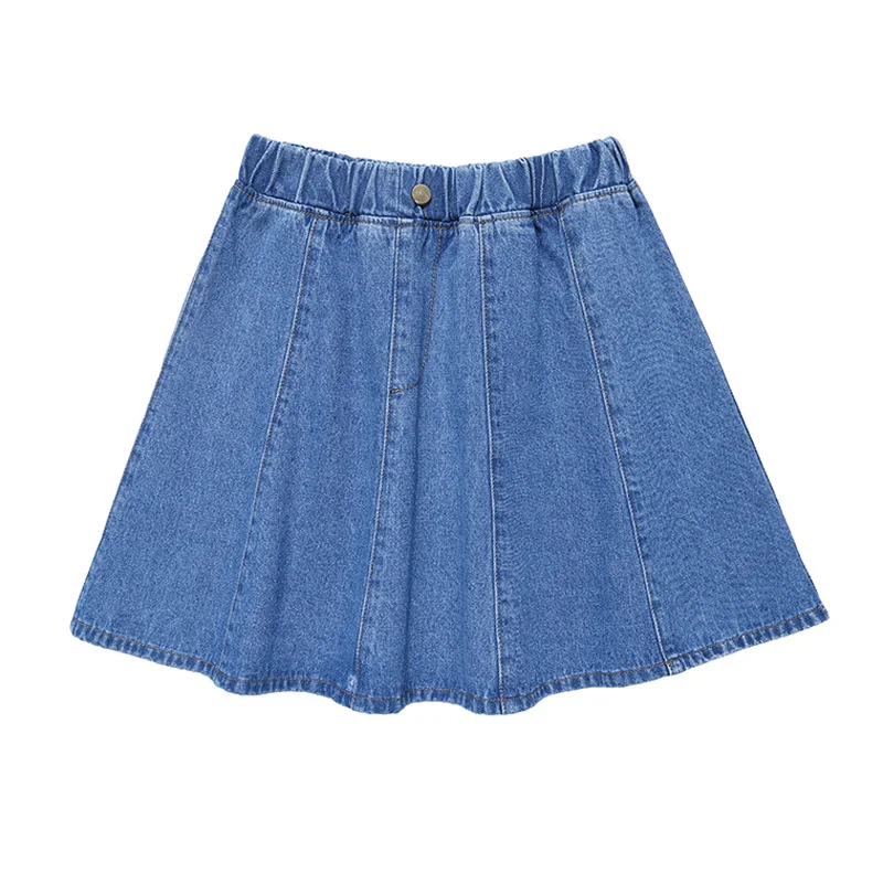 Джинсы женские трапециевидные с высокой эластичной талией повседневные