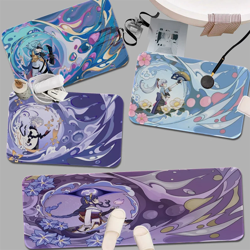 

Genshin Impact Door Mat Washable Non-Slip Living Room Sofa Chairs Area Mat Kitchen Doormat Area Rug