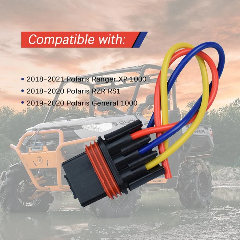 6 шт. коннекторы для шлейки электроприборов 2018-2021 Polaris Ranger XP 1000/RZR/RS1 |